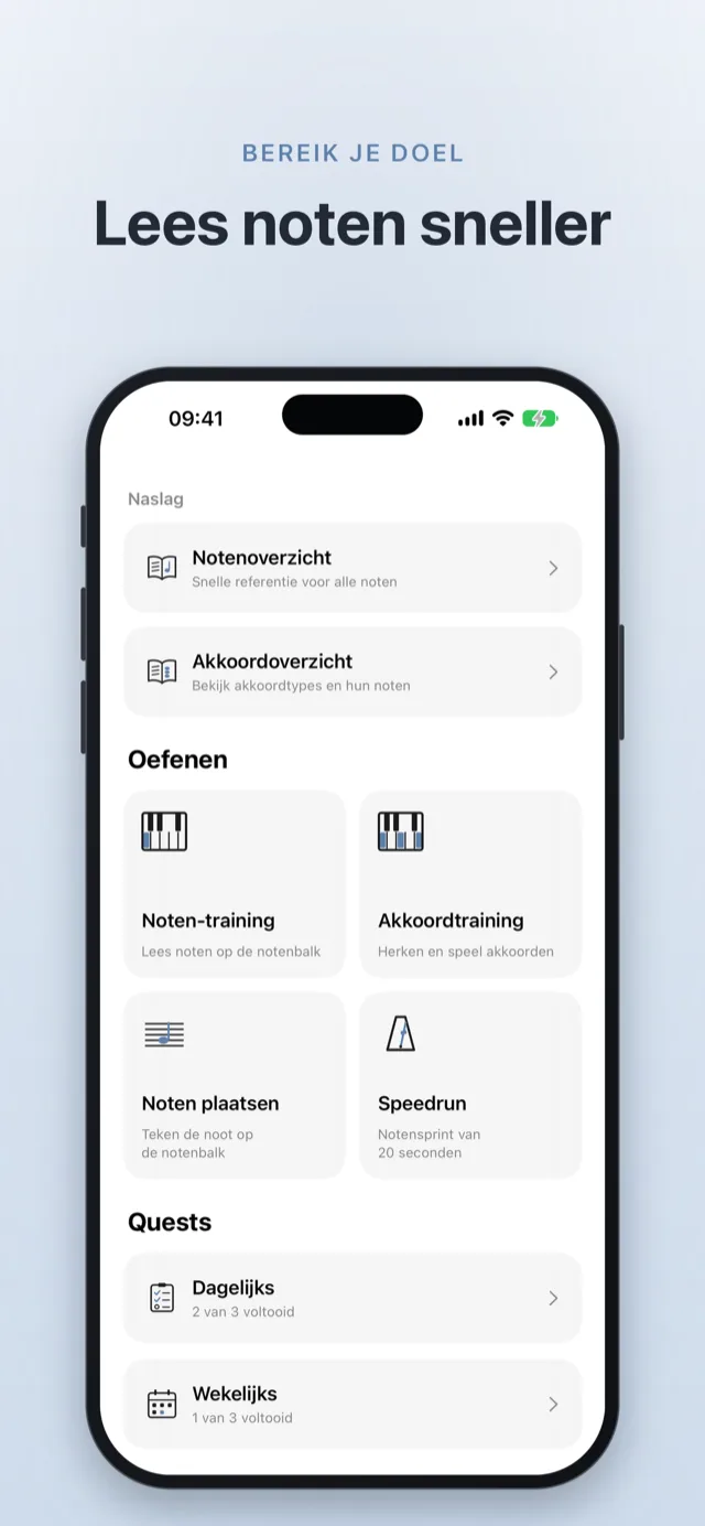 noots - Leer noten & akkoorden – screenshot 1